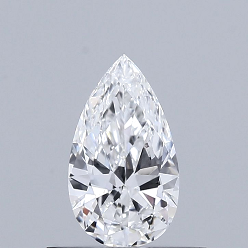 0.4 carat F-VVS2 Natūralus Pear Deimantas (1)