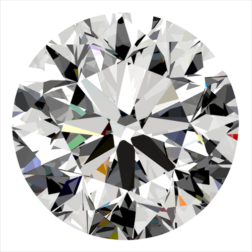 0.3 carat G-VVS2 GD cut Natūralus Round Deimantas (1)