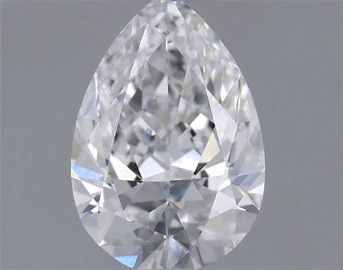 0.52 carat D-SI1 Natūralus Pear Deimantas (1)