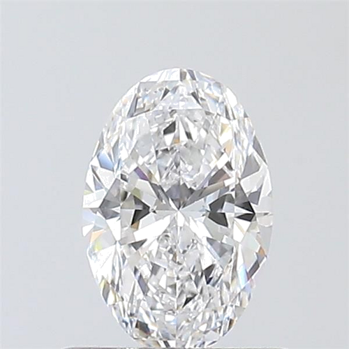 0.58 carat D-VVS2 Natūralus Oval Deimantas (1)
