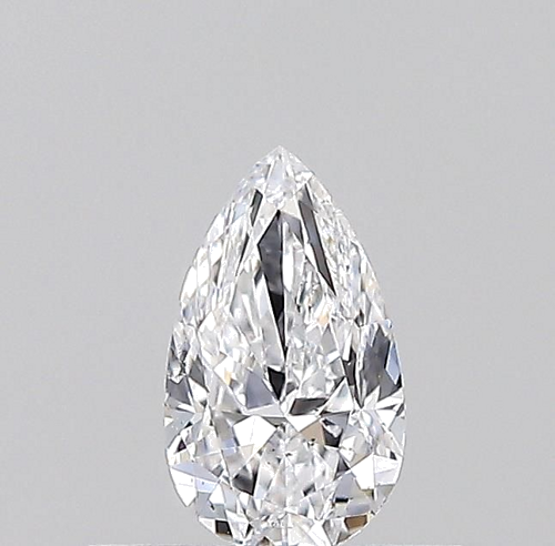 0.3 carat D-SI1 Natūralus Pear Deimantas (1)