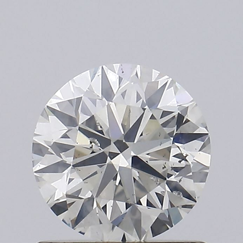 1.01 carat Faint Gray-SI2 GD cut Natūralus Round Deimantas (1)