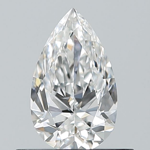 0.5 carat E-VS2 Natūralus Pear Deimantas (1)