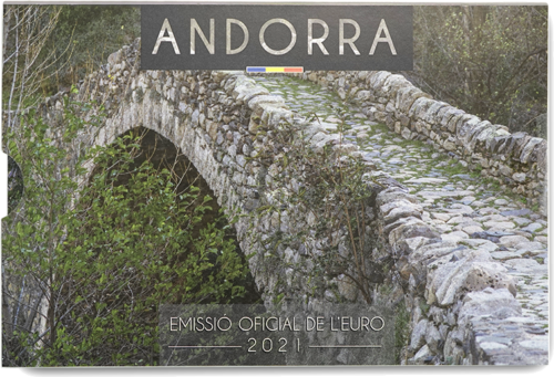 2021 Andorra Margineda Bridge and Poetic Narcissus 1.25 euro coins (8)