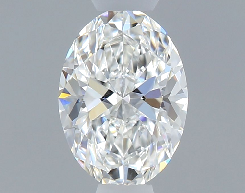 0.43 carat F-VVS2 Natūralus Oval Deimantas (1)