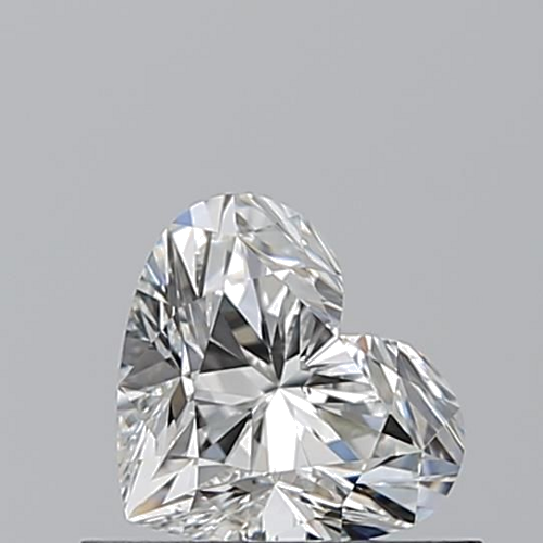 0.56 carat H-VS2 Natūralus Heart Deimantas (1)