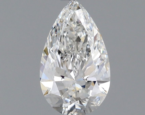0.5 carat F-VS2 Natūralus Pear Deimantas (1)