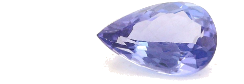 0.6 carat BLUE Pear Tanzanite (1)