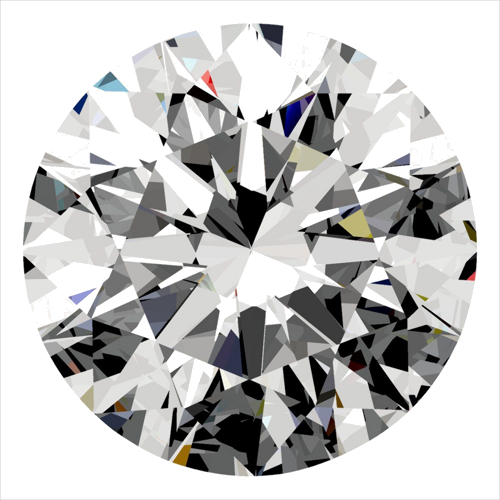 0.3 carat D-VS2 Excellent cut Natūralus Round Deimantas (1)