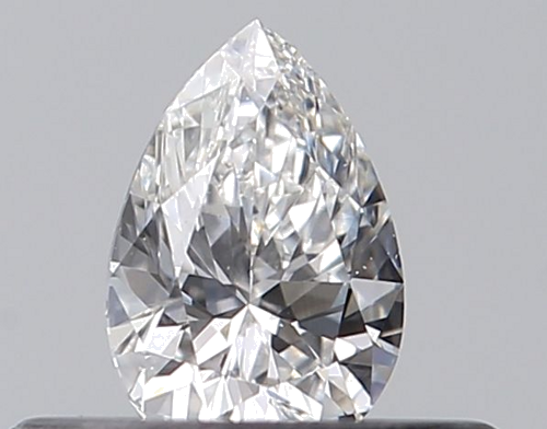 0.23 carat E-VS2 Natūralus Pear Deimantas (1)