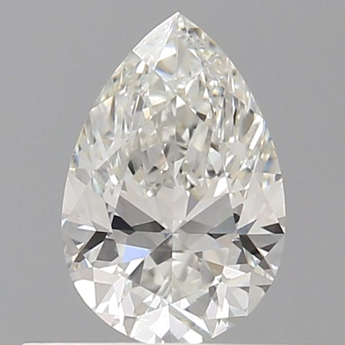 0.5 carat I-VS2 Natūralus Pear Deimantas (1)