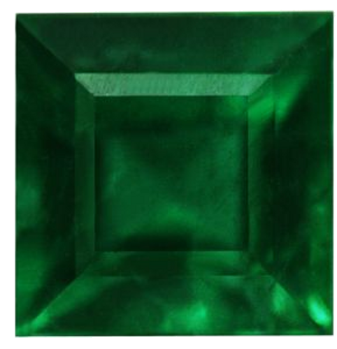 0.75 carat GREEN Square Smaragdas (1)