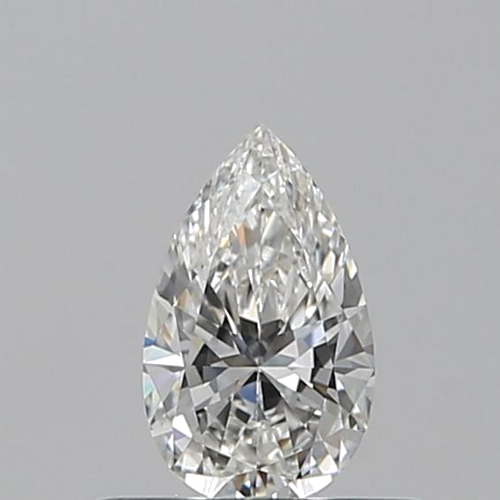 0.34 carat F-VVS1 Natūralus Pear Deimantas (1)