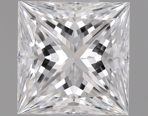 0.5 carat D-VS2 Natūralus Princess Deimantas (1)