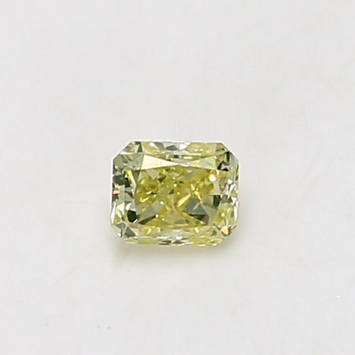 0.29 carat Fancy Greenish Yellow-VS2 Natūralus Radiant Deimantas (1)