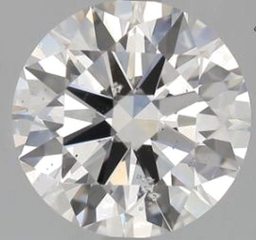 3.03 carat F-SI2 Excellent cut Natūralus Round Deimantas (1)