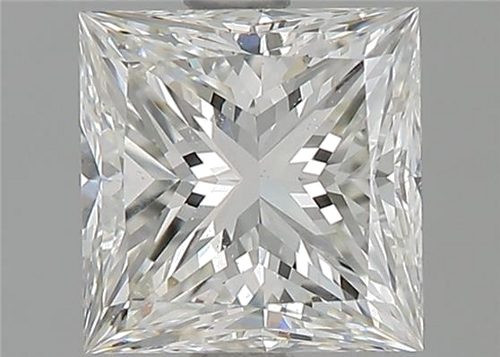 1.54 carat H-SI1 Natūralus Princess Deimantas (1)