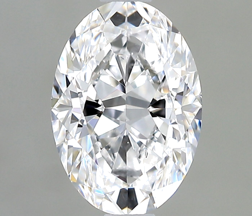 0.57 carat D-SI1 Natūralus Oval Deimantas (1)