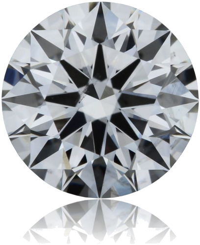 0.53 carat H-SI1 Excellent cut Natūralus Round Deimantas (1)