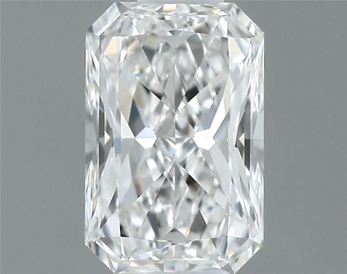 0.43 carat E-VVS1 Natūralus Radiant Deimantas (1)