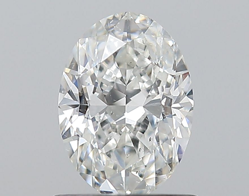0.9 carat G-SI1 Natūralus Oval Deimantas (1)