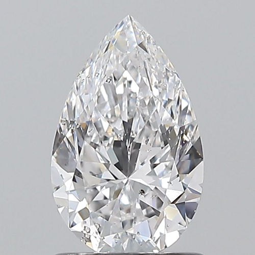 1.01 carat D-SI2 Natūralus Pear Deimantas (1)