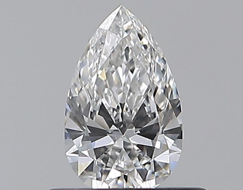0.35 carat E-VVS1 Natūralus Pear Deimantas (1)