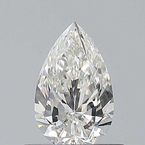 0.53 carat H-VVS2 Natūralus Pear Deimantas (1)