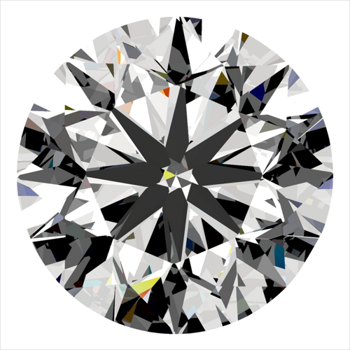 0.4 carat F-VS2 GD cut Natūralus Round Deimantas (1)