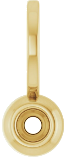 Pakabukas „Family Bar“ 14k yellow gold Round 2.5mm (1)