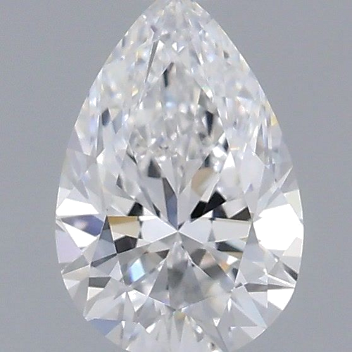 0.42 carat D-VVS1 Natūralus Pear Deimantas (1)