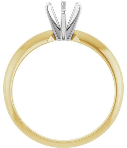Sužadėtuvių Žiedas „Lightweight Solitaire“ 585 Baltojo Ir Geltonojo Aukso Pear Shape 8.5mm x 5mm (2)