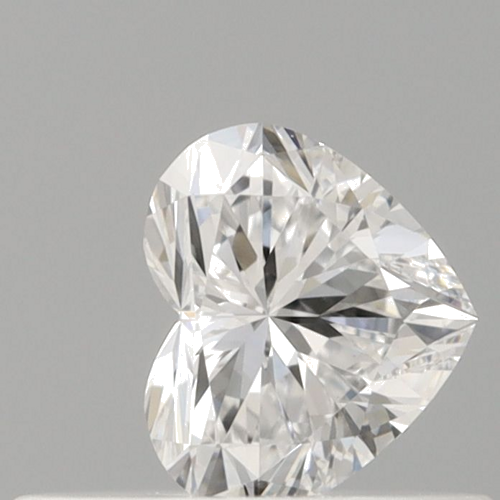 0.31 carat D-VVS1 Natūralus Heart Deimantas (1)