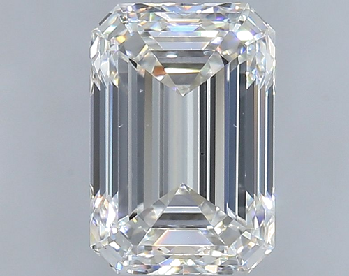 1.51 carat F-VS2 Natūralus Emerald Deimantas (1)