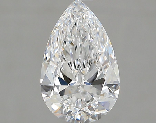 1.1 carat D-VVS1 Natūralus Pear Deimantas (1)