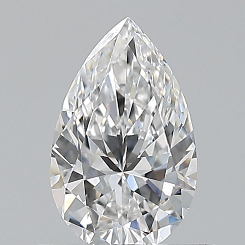 0.6 carat E-VVS2 Natūralus Pear Deimantas (1)