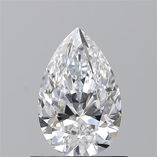 0.7 carat D-VS1 Natūralus Pear Deimantas (1)