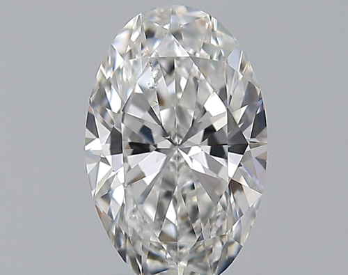 0.7 carat F-SI1 Natūralus Oval Deimantas (1)