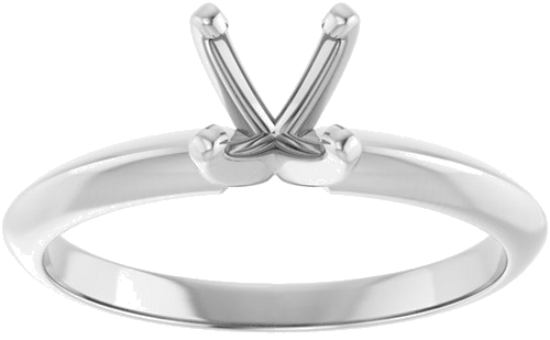 Sužadėtuvių Žiedas „Light Solitaire“ 950 Platinos Round 5.7mm x 6mm (3)