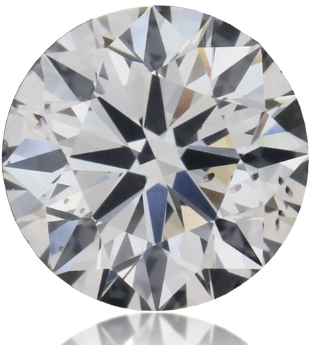 0.44 carat D-SI2 Excellent cut Natūralus Round Deimantas (1)
