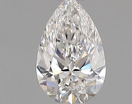 0.5 carat E-VS1 Natūralus Pear Deimantas (1)