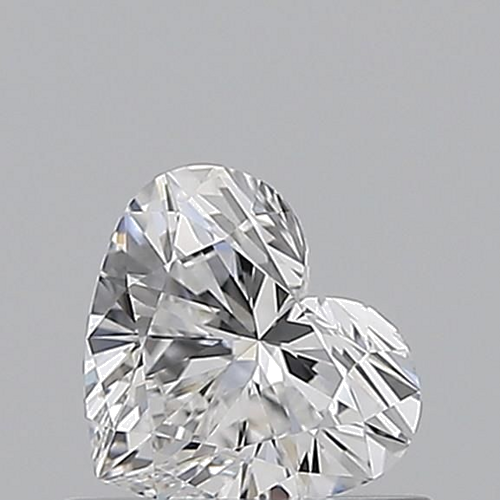 0.51 carat D-VVS2 Natūralus Heart Deimantas (1)