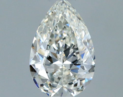 0.4 carat H-VVS1 Natūralus Pear Deimantas (1)