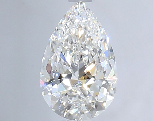 0.9 carat E-SI1 Natūralus Pear Deimantas (1)