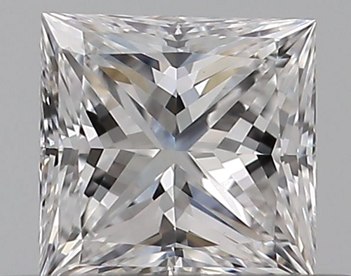 0.31 carat D-VVS2 Natūralus Princess Deimantas (1)