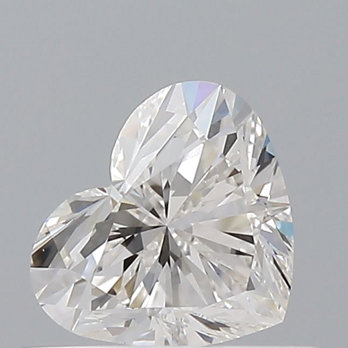 0.5 carat G-VVS1 Natūralus Heart Deimantas (1)