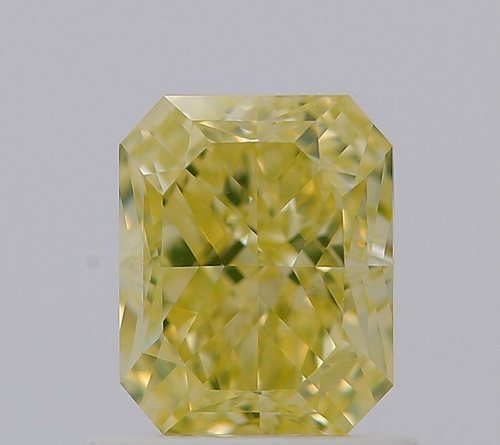 1.01 carat Fancy Yellow-VS1 Natūralus Radiant Deimantas (1)