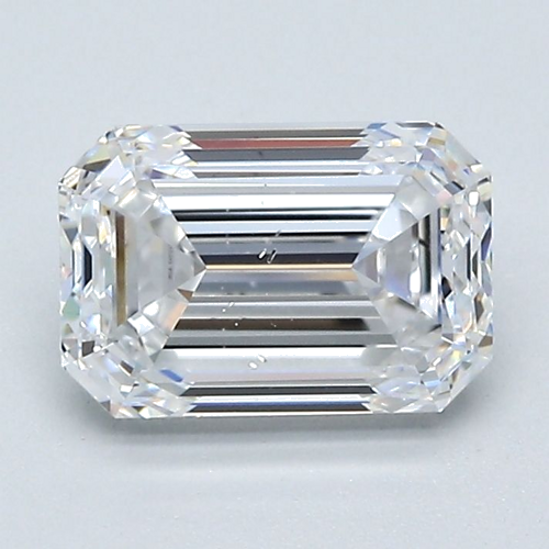 1.5 carat D-SI1 Natūralus Emerald Deimantas (1)