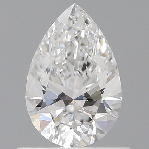 0.56 carat E-VVS1 Natūralus Pear Deimantas (1)