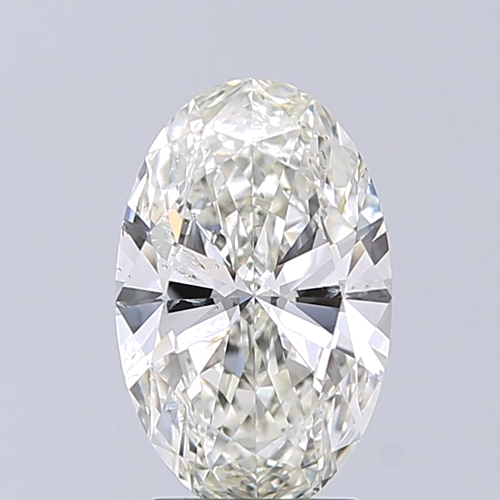 2.01 carat J-SI2 Natūralus Oval Deimantas (1)